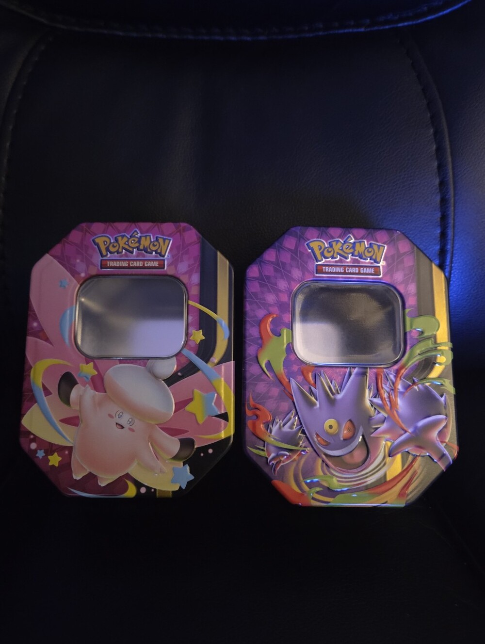 💫Pokemon Mystery Box💫 in a Mega Gengar & Clefable Tin (see desc!⬇️)
